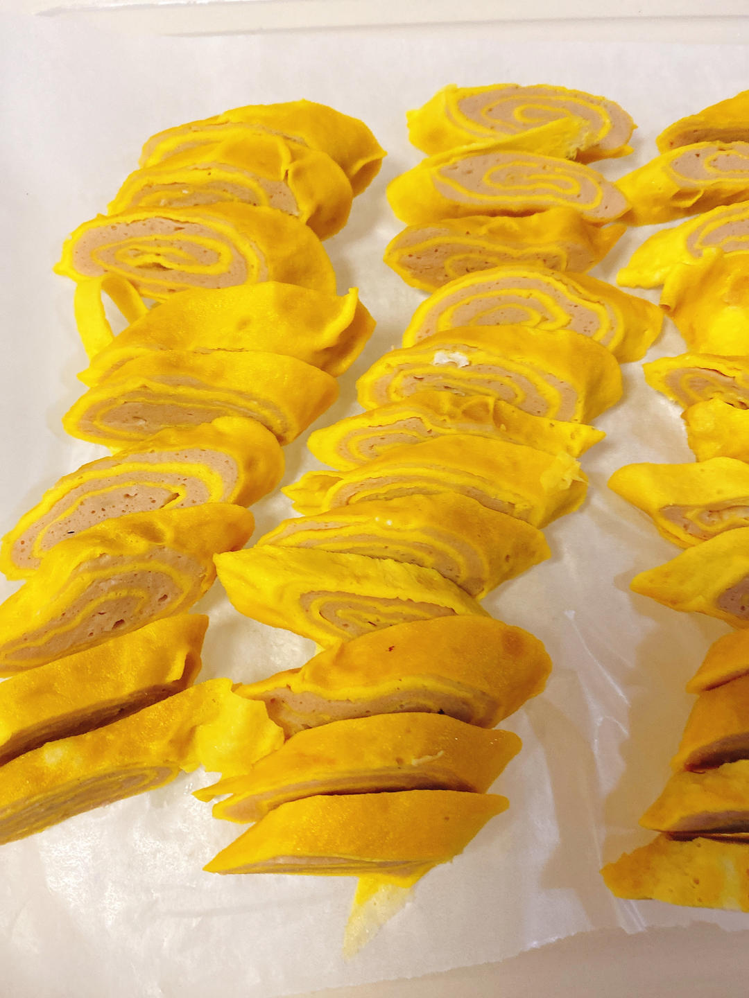 宝宝蛋皮肉卷  儿童肉蛋卷 婴幼儿鸡蛋肉卷《一岁以上宝宝辅食》卷尖 蒸鸡蛋皮卷肉午餐肉