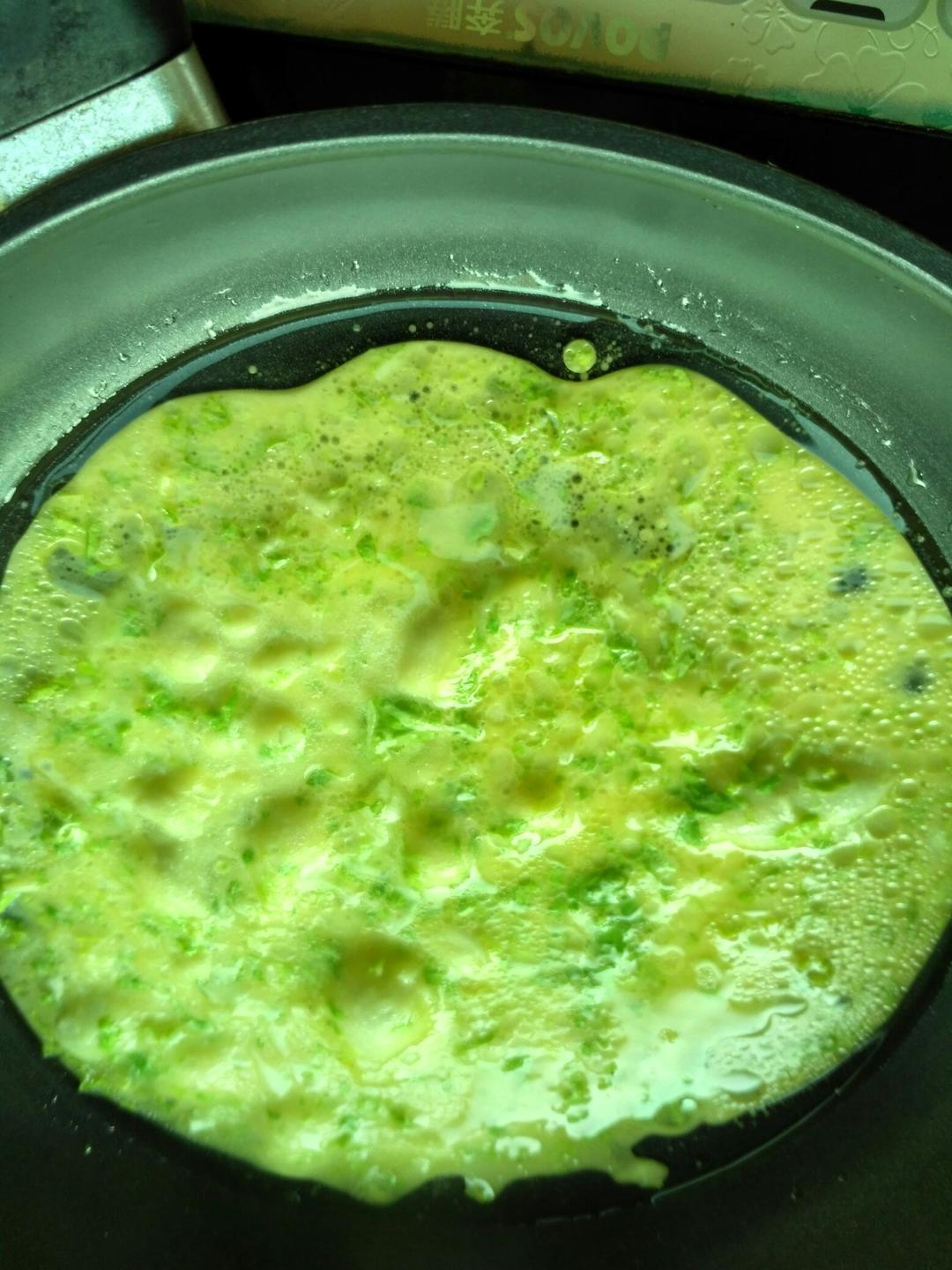 糯米粉版鸡蛋摊饼