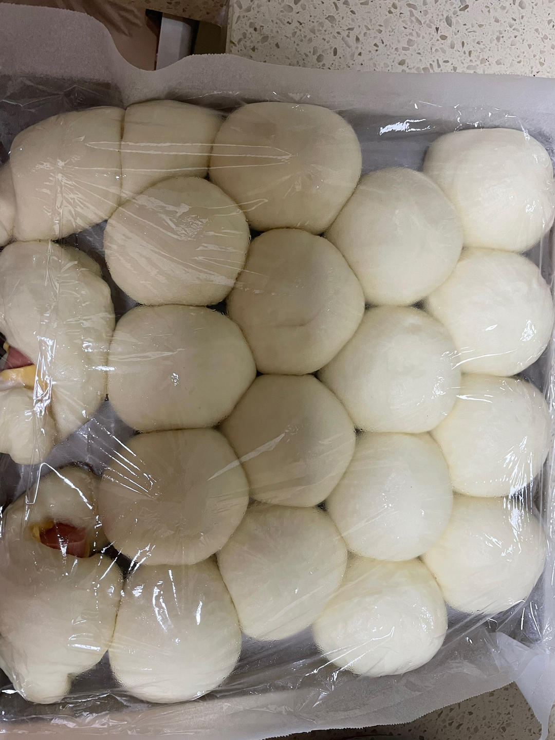 冷藏四天还非常柔软的面包胚！！冰面包