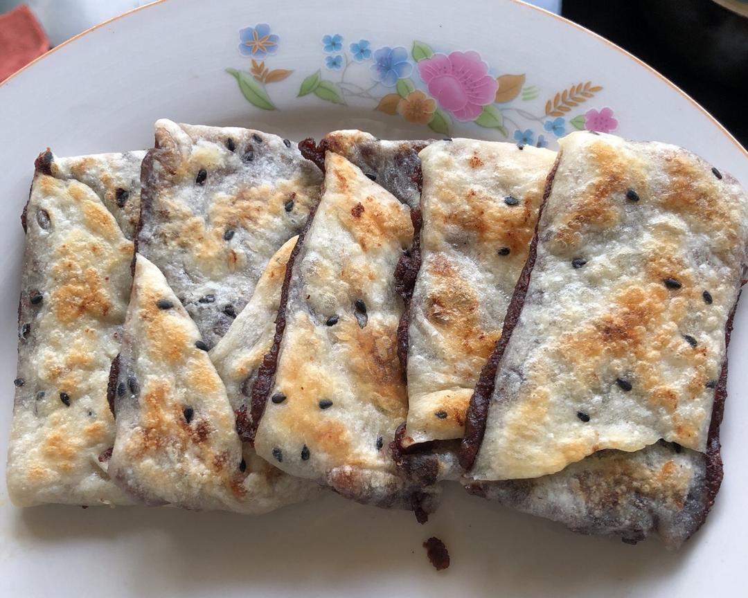 五分钟超薄豆沙薄饼 宝宝最爱