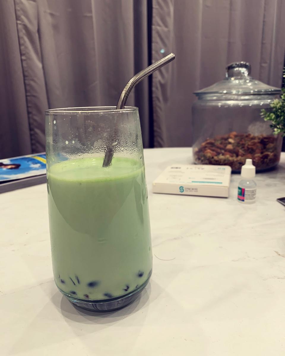 抹茶拿铁 (无打奶泡器版)