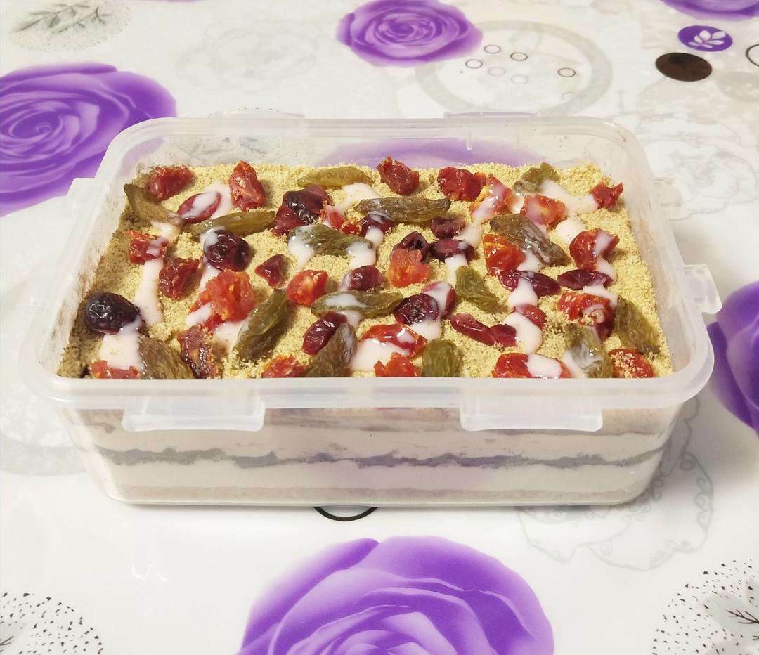 双色木糠盒子蛋糕