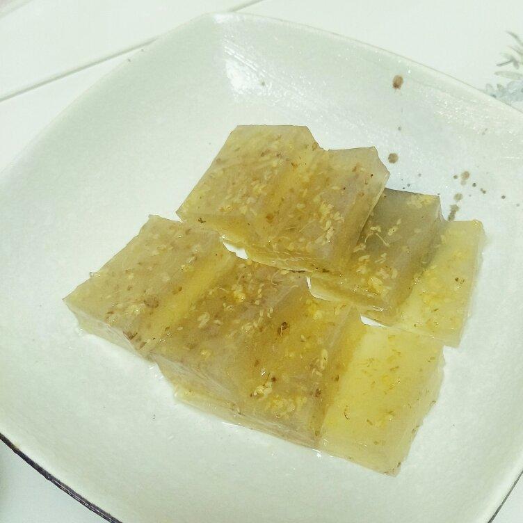 桂花马蹄糕