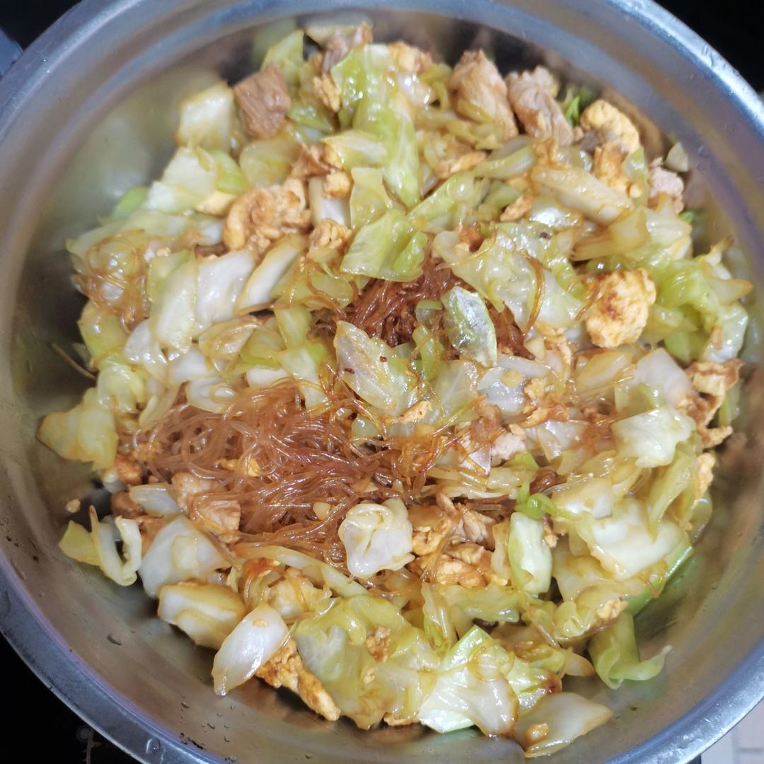 超下饭包菜炒粉丝