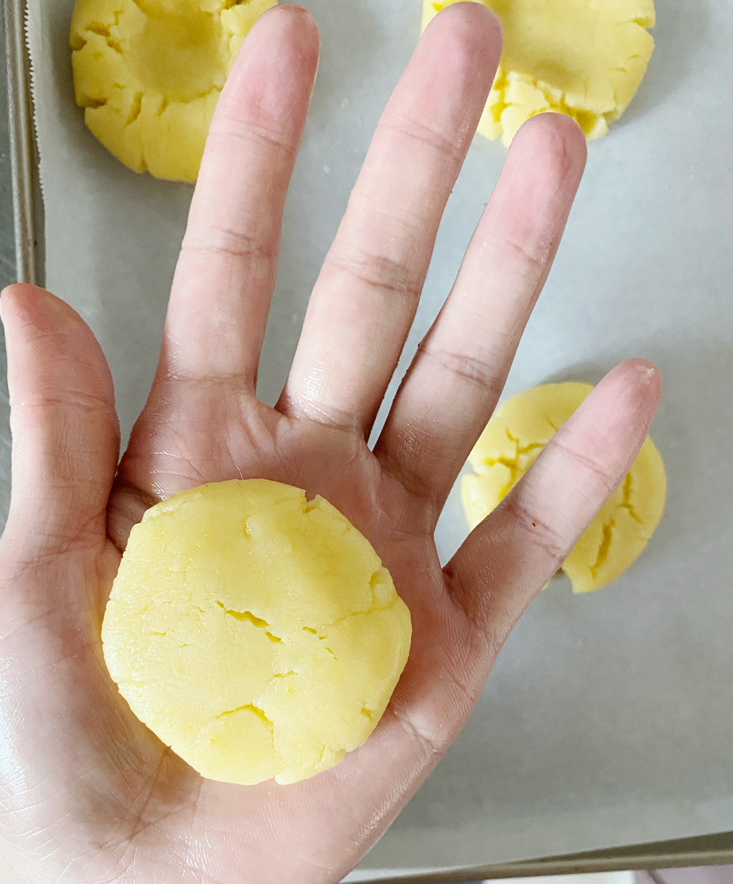 桃酥（玉米油版本）的做法 步骤5