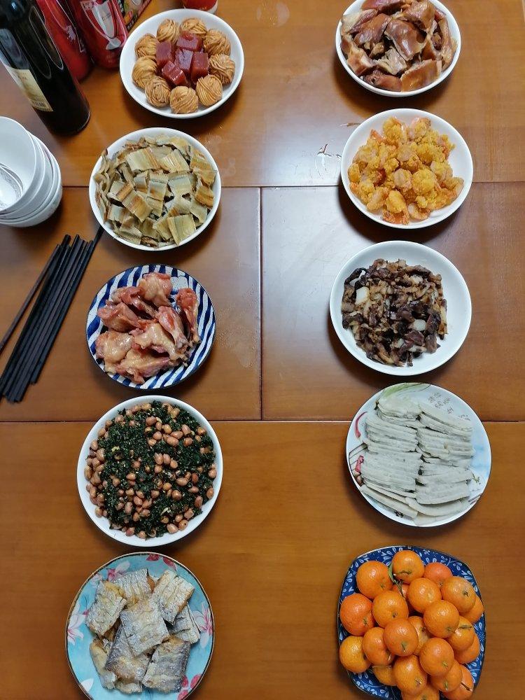 温州传统年夜饭--高脚碗冷菜