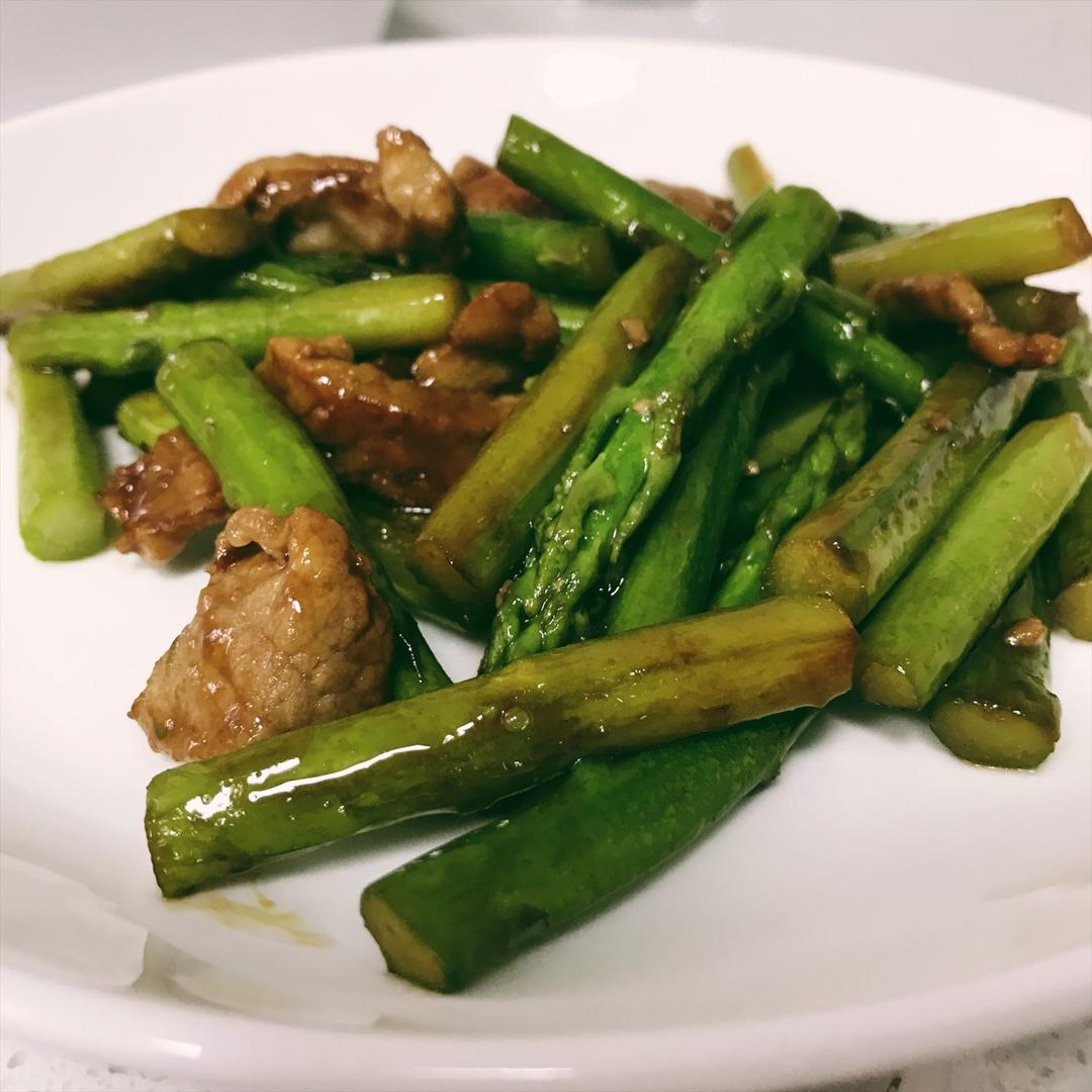 芦笋炒肉
