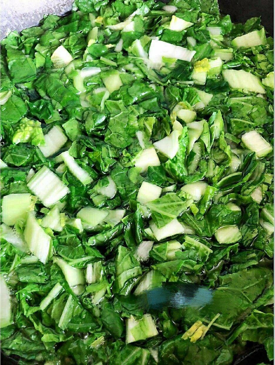 腌猪肉烩小白菜