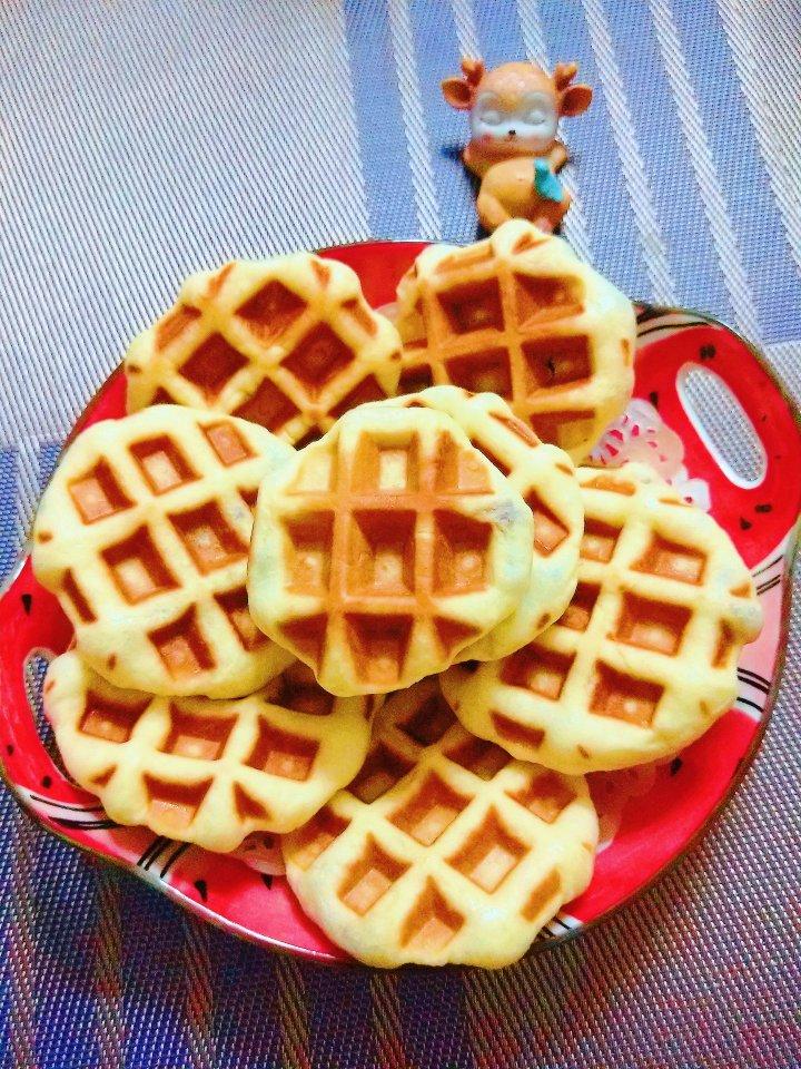 紫薯华夫饼