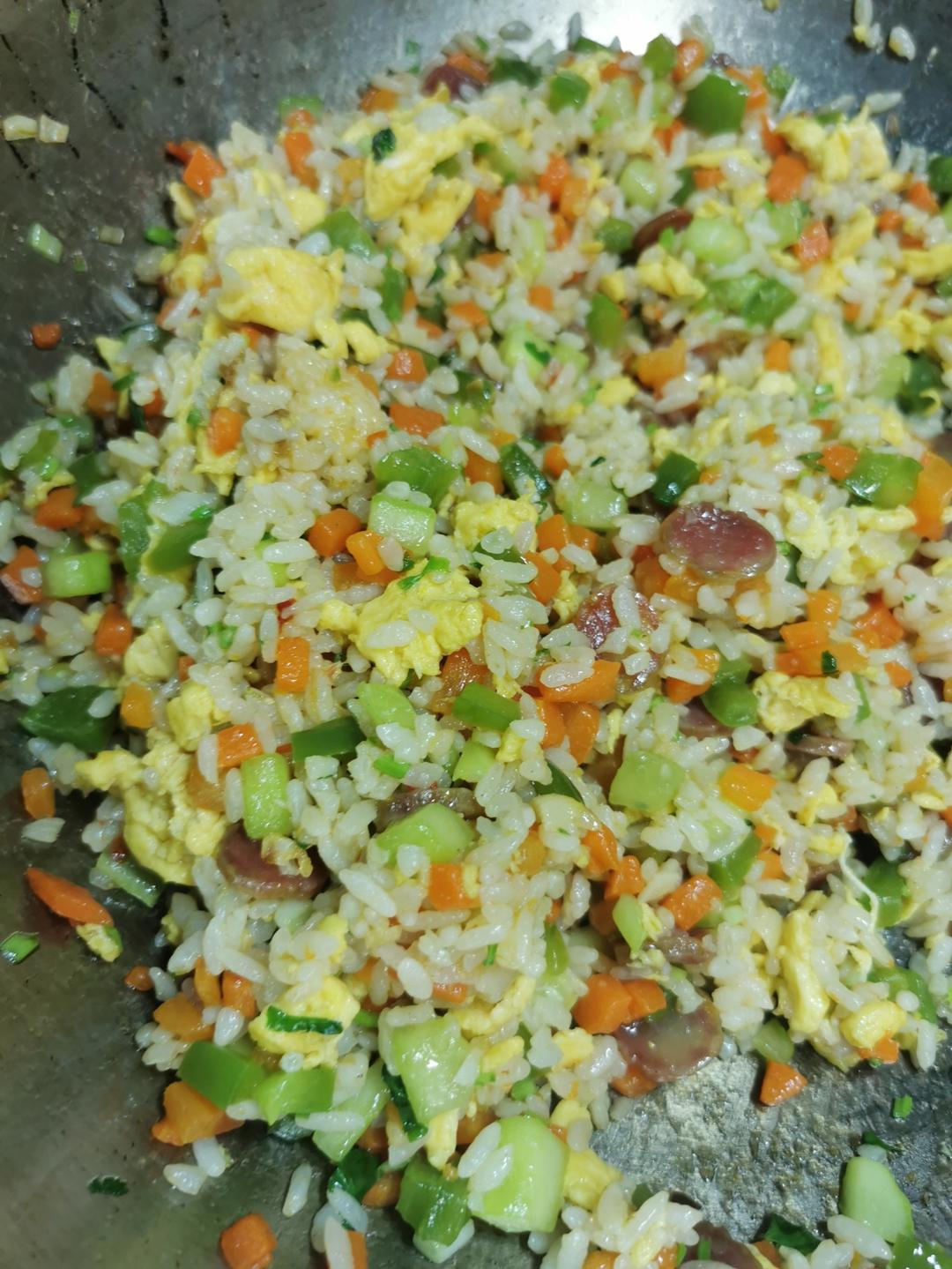 黯然销魂腊肠炒饭