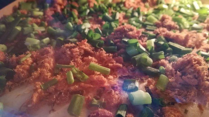 香葱肉松蛋糕卷