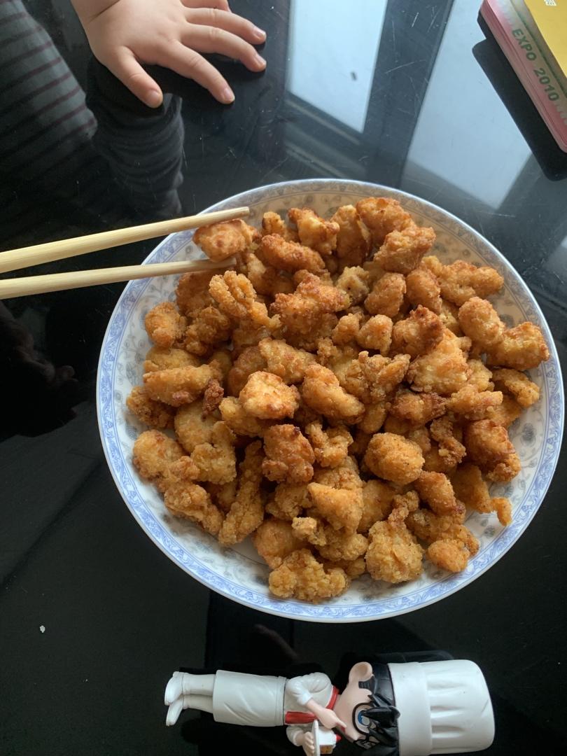 自制酥脆鸡米花