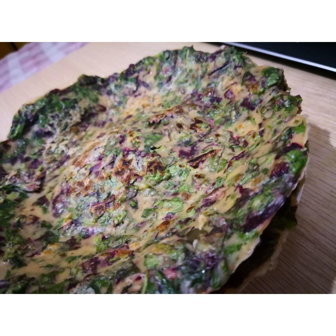 苋菜蛋饼