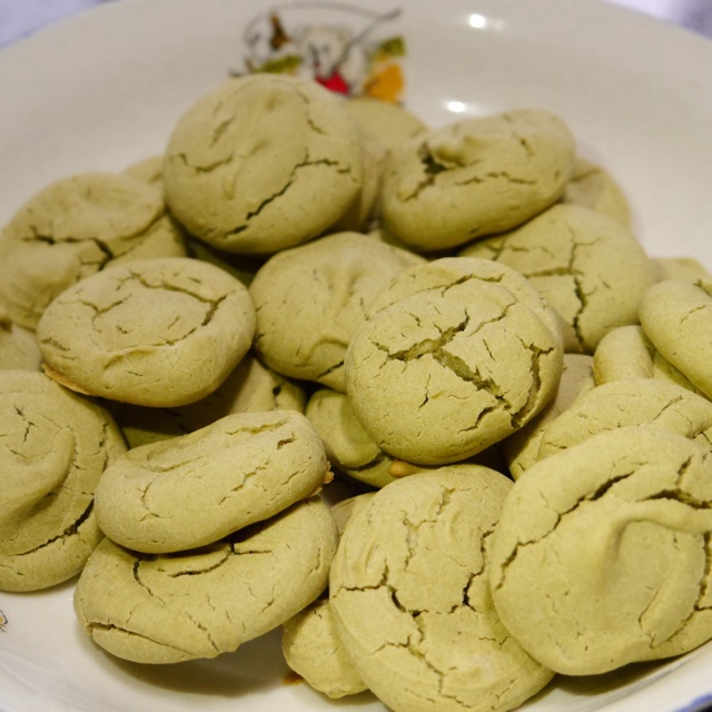抹茶麻薯饼