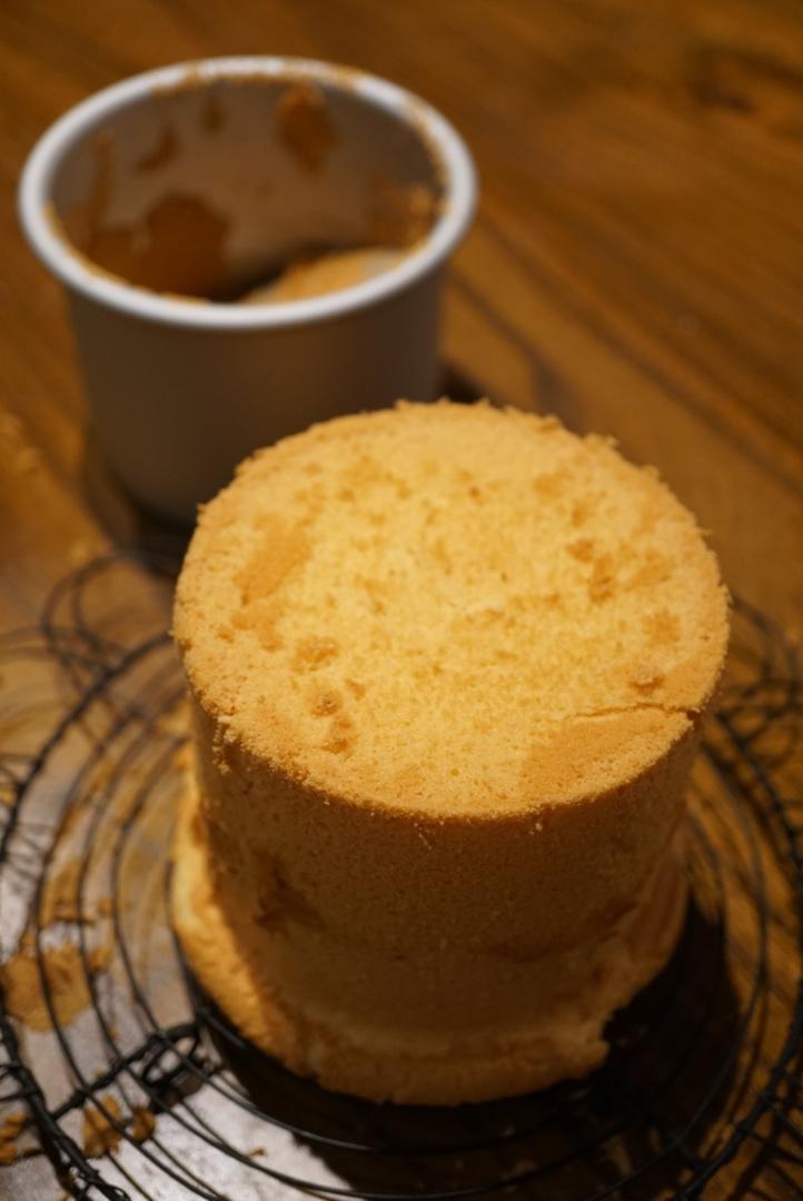 四寸抹面戚风蛋糕胚