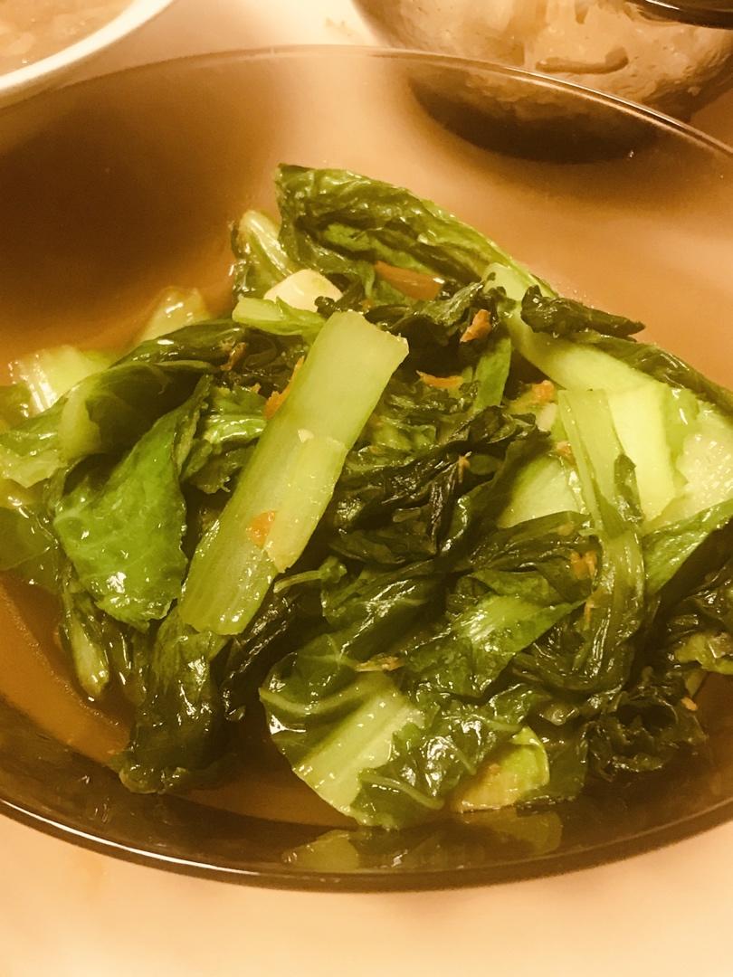 超级好吃的虾皮小白菜