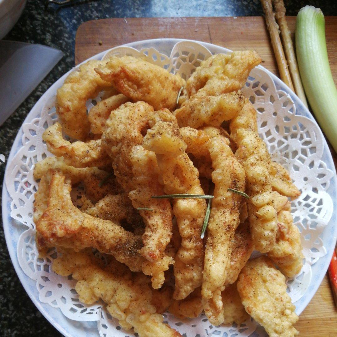 黑椒柠檬小酥肉㊙️这样做好吃到哭❗【南方兄弟刀具食谱】