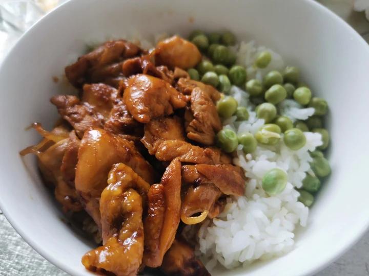 不放一滴油的照烧鸡腿饭