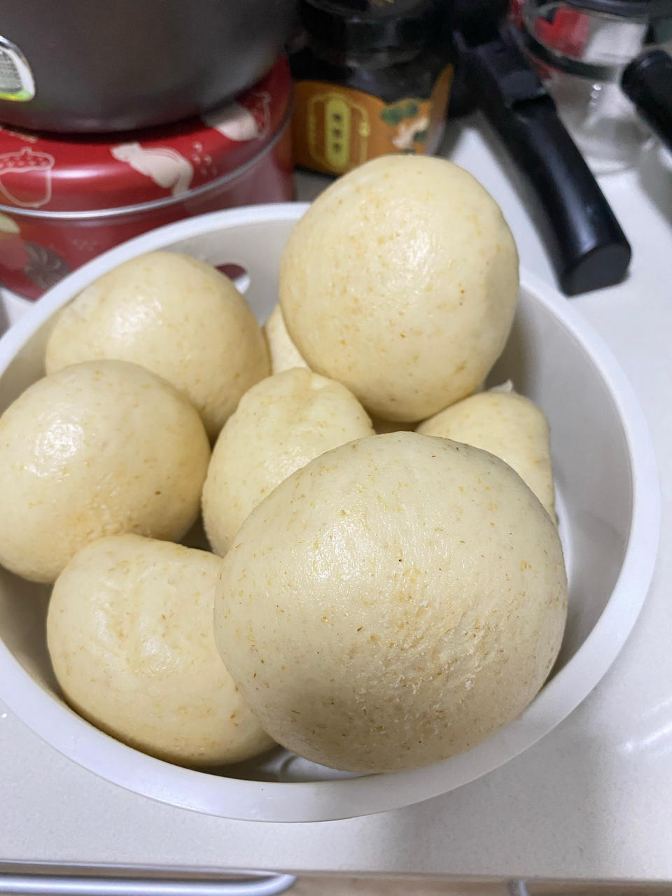 减脂吃！无油无糖！100%全麦馒头，不凹不塌，零失败