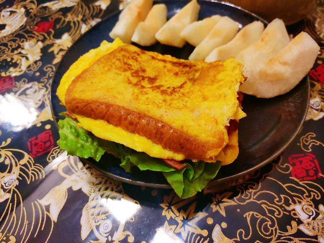 韩式煎鸡蛋吐司