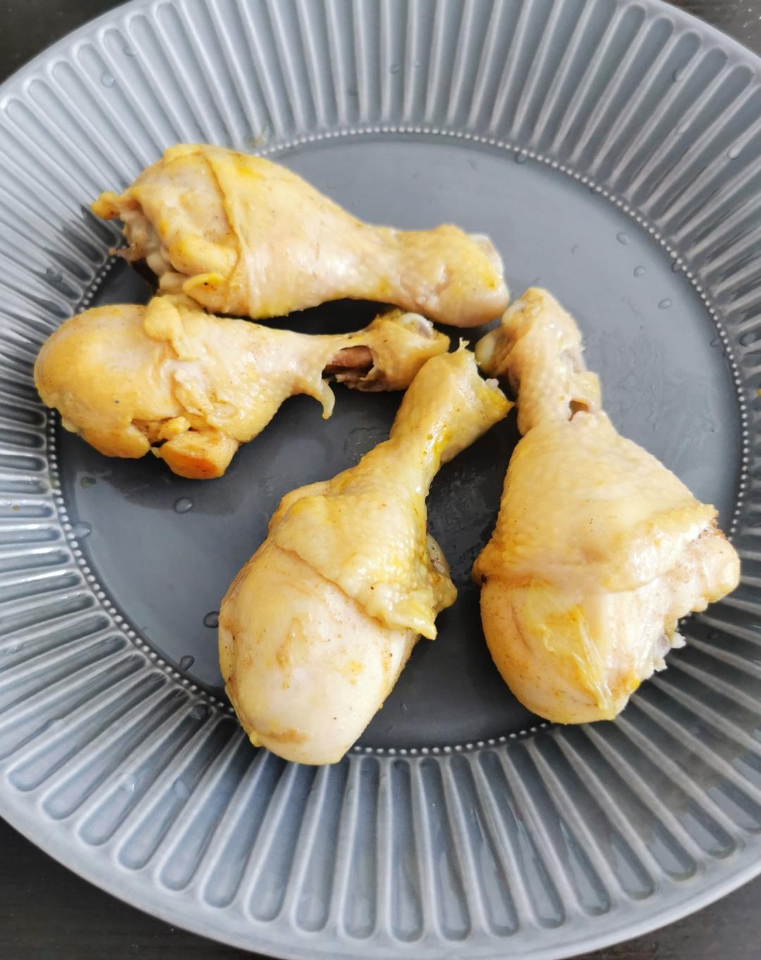 电饭煲手撕盐焗鸡腿，零失败，下饭神器