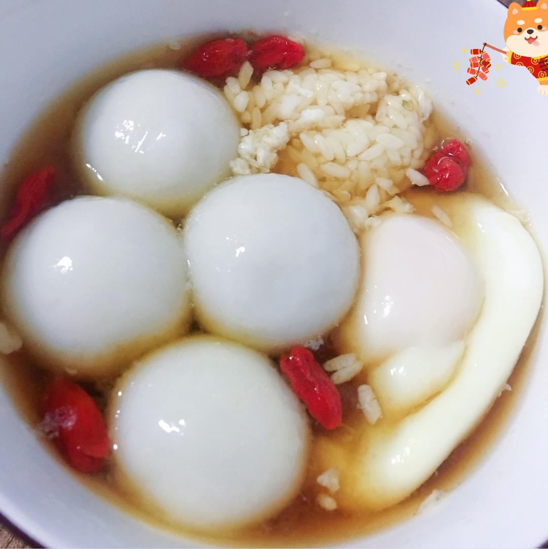 醪糟红糖汤圆