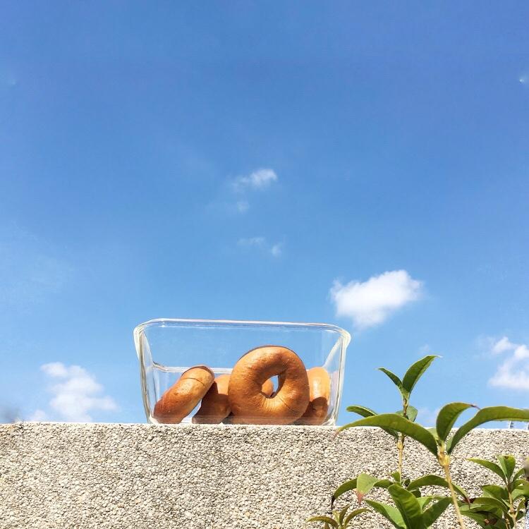 朴素扎实的50%全麦贝果