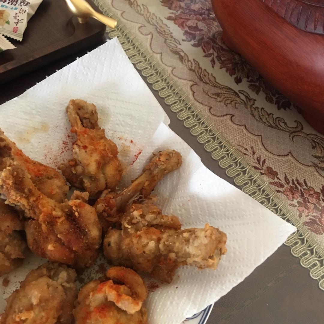 啃得鸡翅根