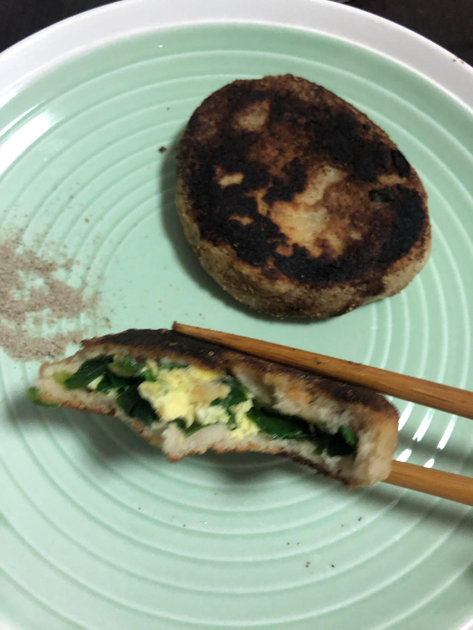 ［生酮］猪肉大葱馅饼，配方可做生煎包