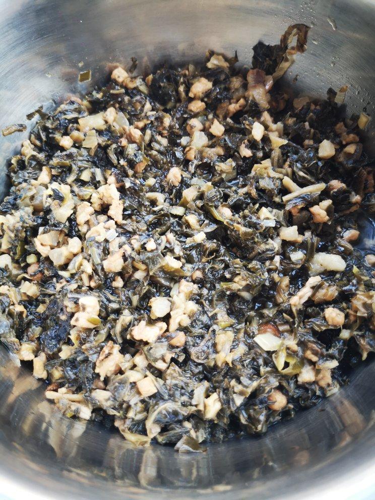 霉干菜肉包(一次发酵)