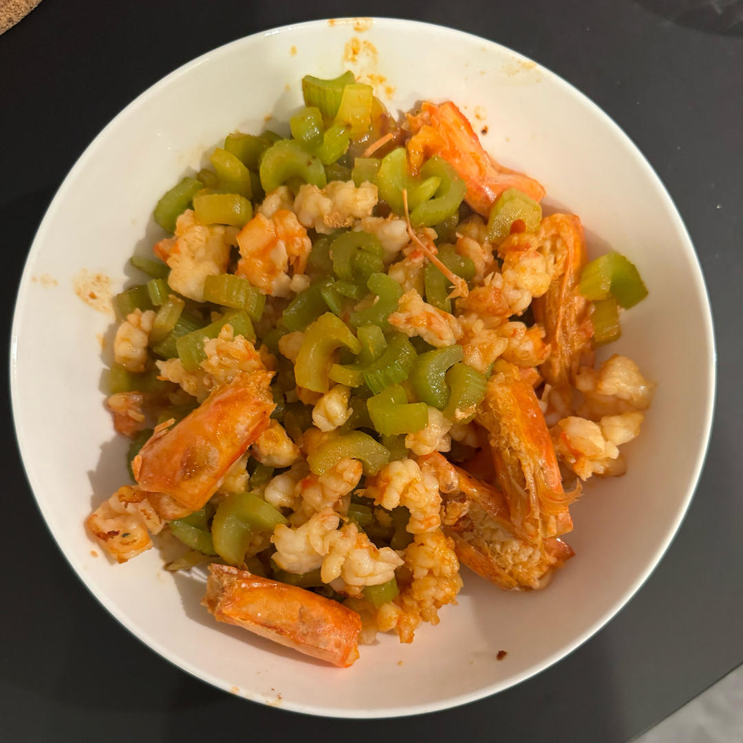 芹菜炒虾仁