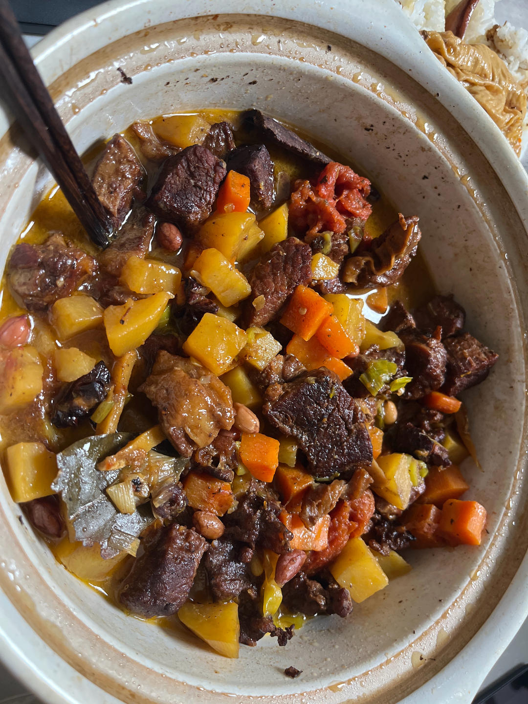 番茄土豆炖牛腩