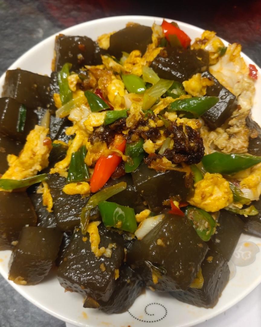鸡蛋炒凉粉