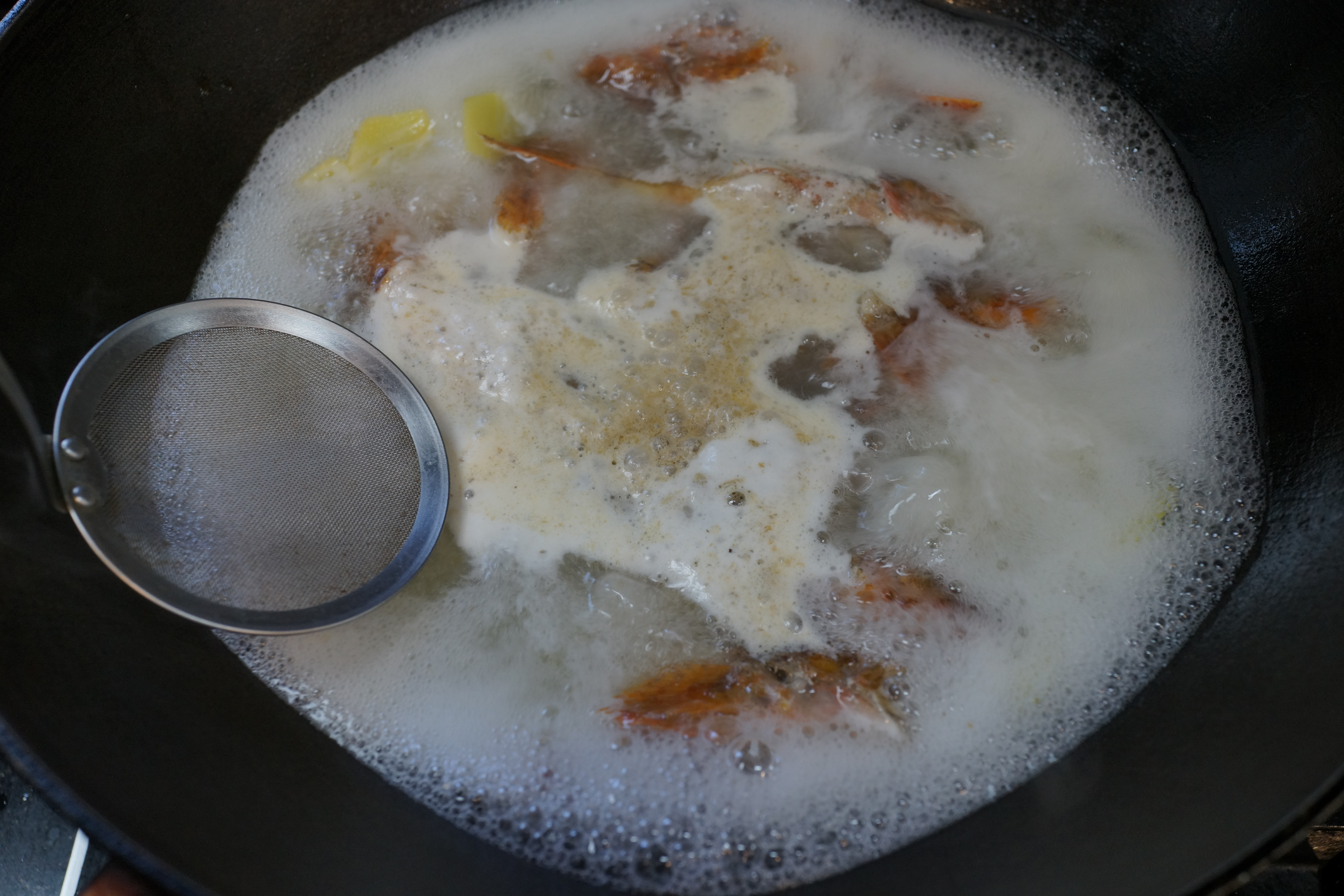 【0515】石翁鱼菜心汤  <302小厨房>的做法 步骤10