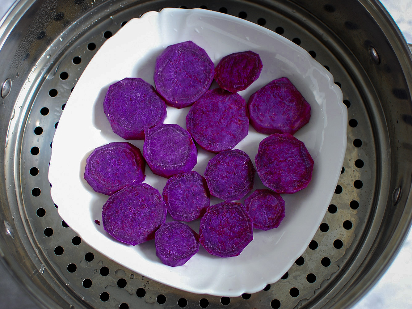 紫薯的花样吃法！简单快手0失败｜紫薯司康饼的做法 步骤1