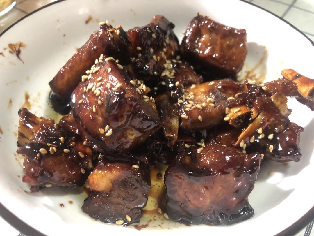 糖醋排骨/糖醋小排（不放油）（12345口诀做出正宗上海本帮）