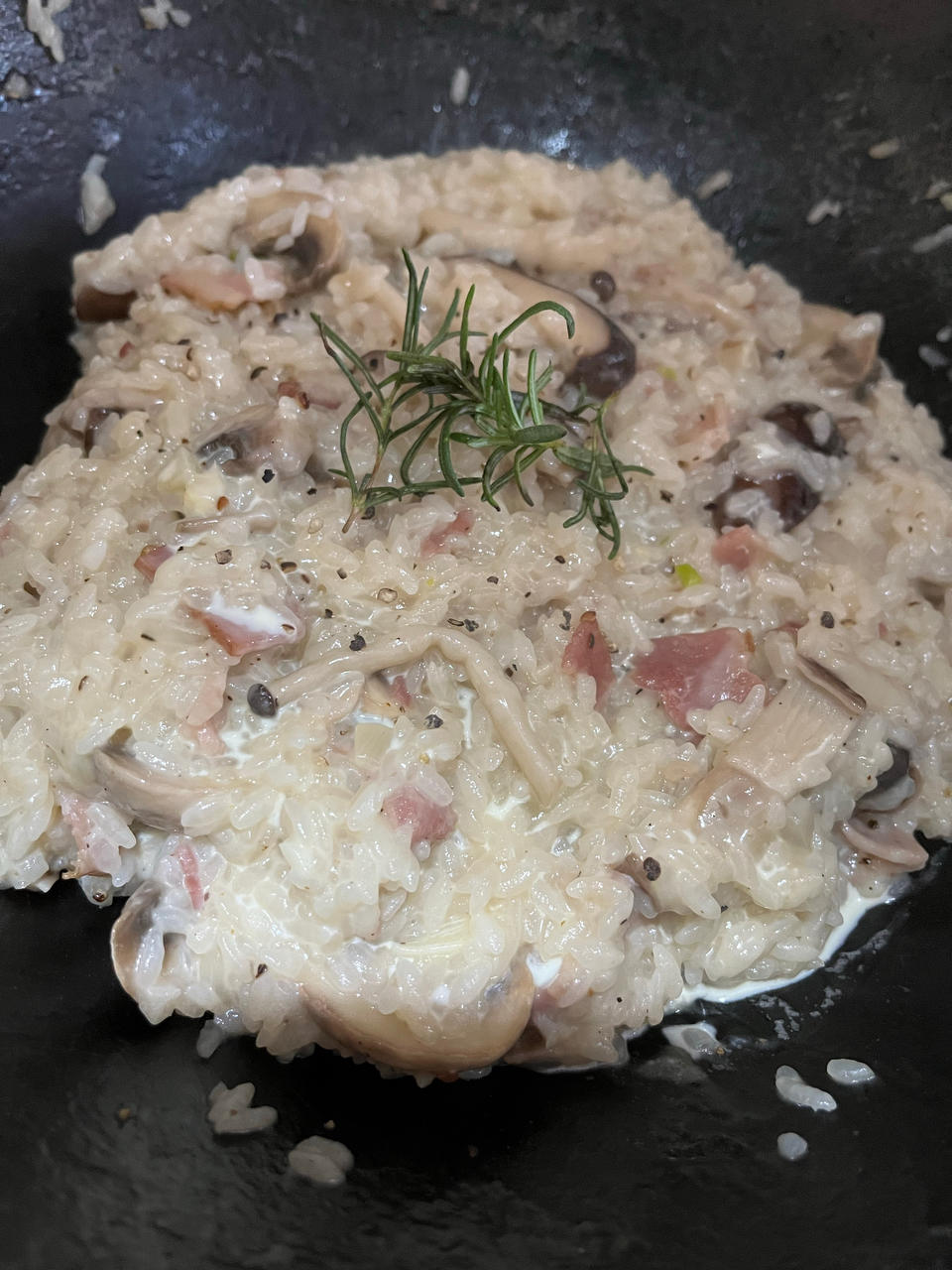 在家米其林『意大利菌菇烩饭Risotto』