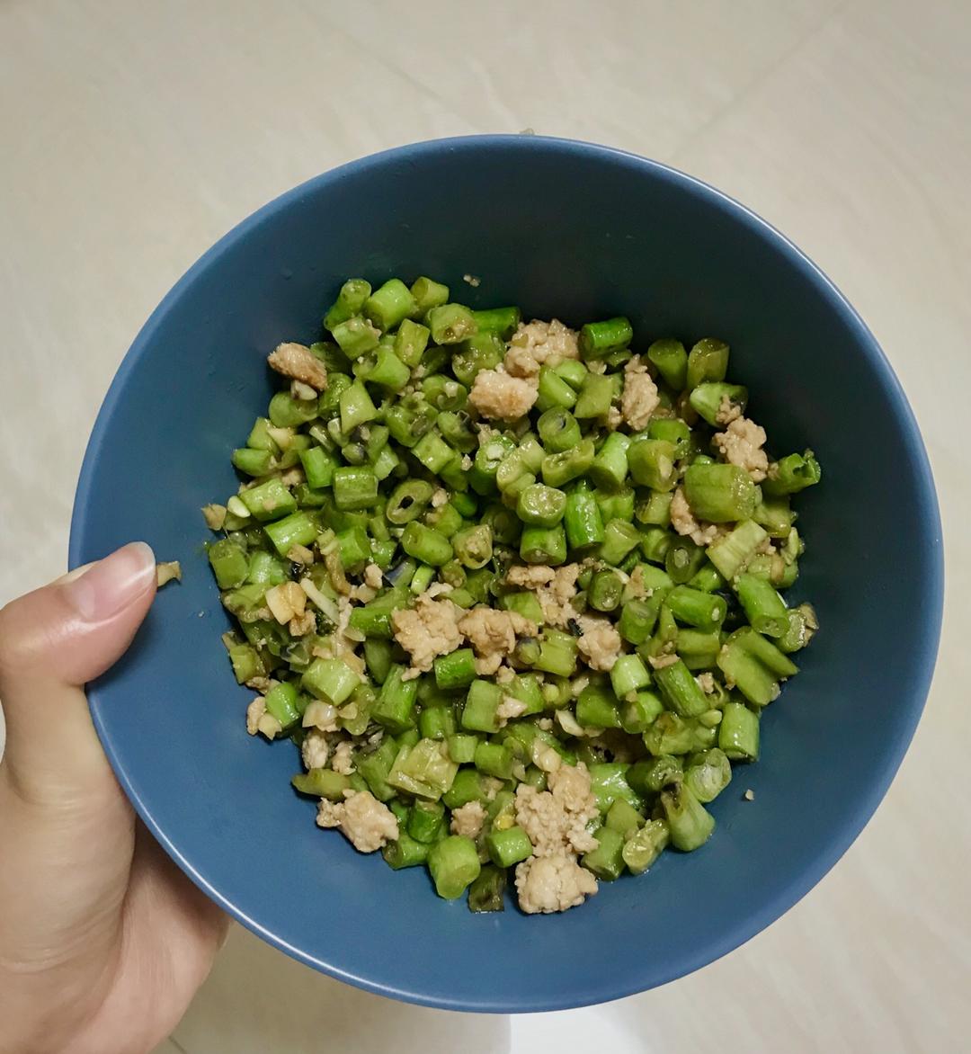 豆角肉末下饭菜