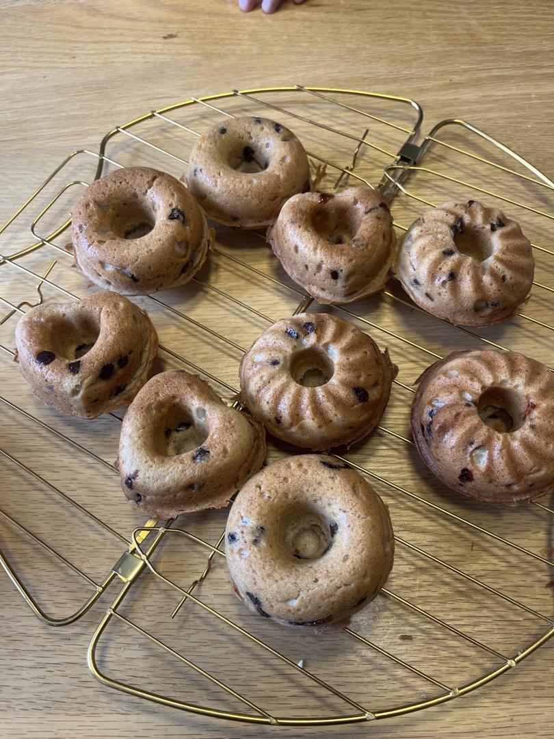 【香蕉蔓越莓玛芬/香蕉巧克力玛芬】无蛋奶纯素蛋糕