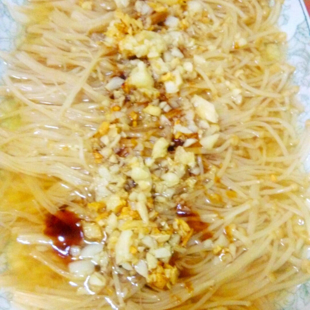蒜蓉蒸金针菇