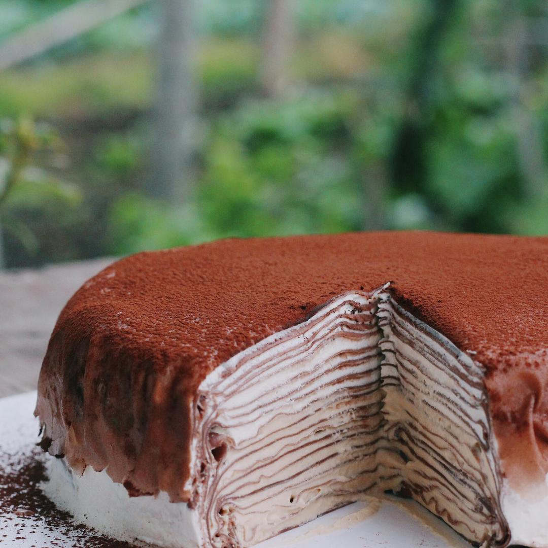 巧克力千层可丽饼