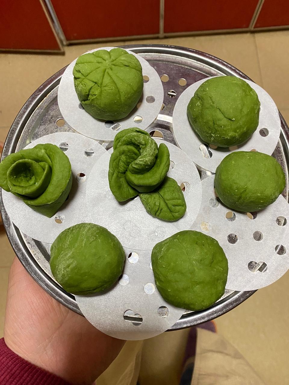 艾草馒头的做法