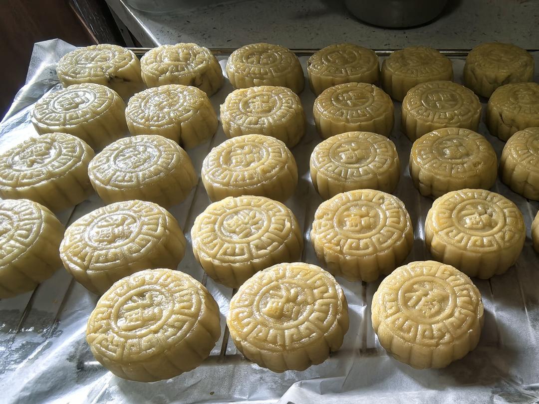 东北老式五仁月饼（不加转化糖浆）