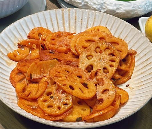 最简单味道惊艳的糖醋藕片