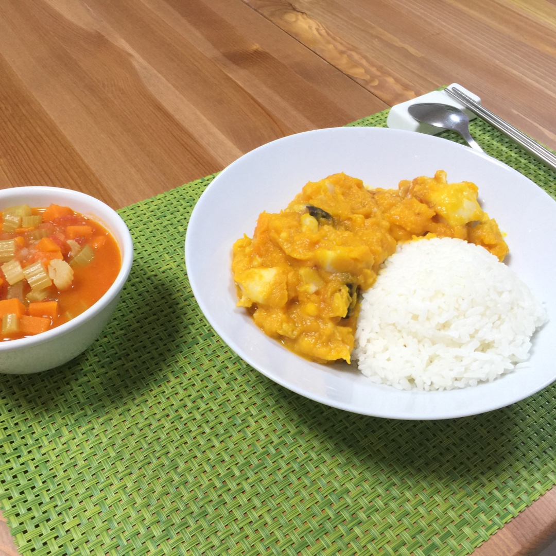 椰汁香芋南瓜煲