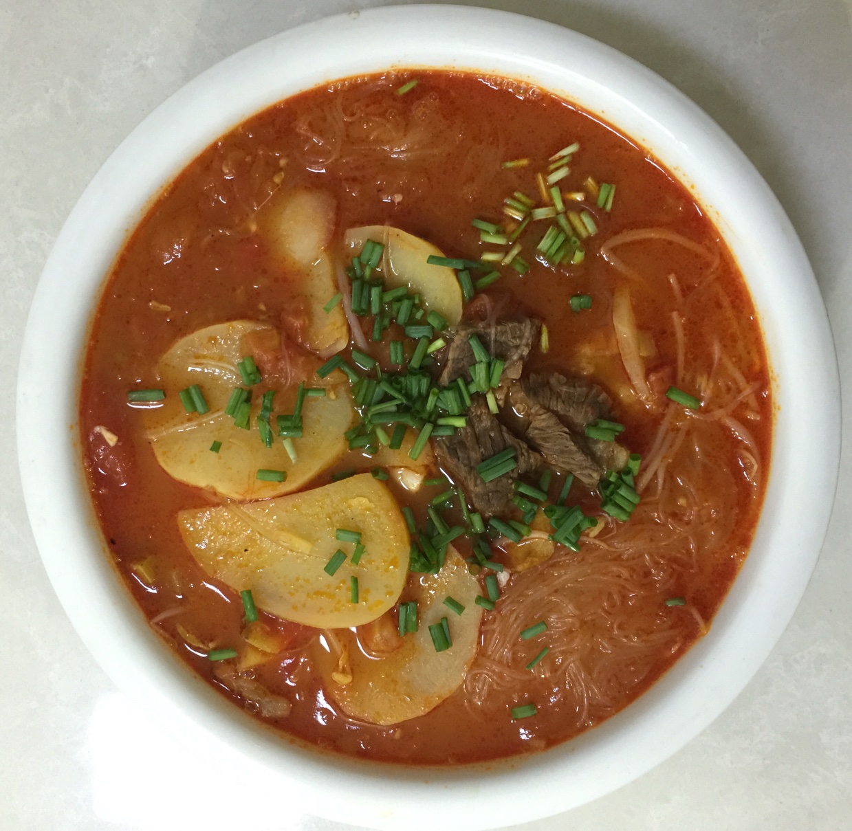 老丁的私房菜-番茄牛腩煲