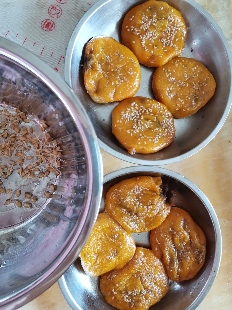 蒸南瓜豆沙饼