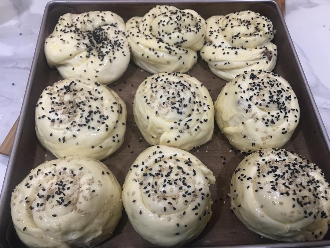 🍞烘焙｜手撕椰蓉奶香面包（面包机出手套膜）