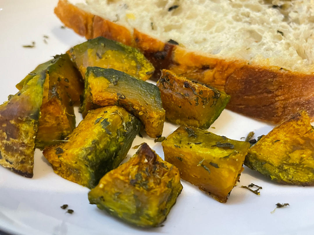 【健康三餐】坚果香烤素奶酪南瓜