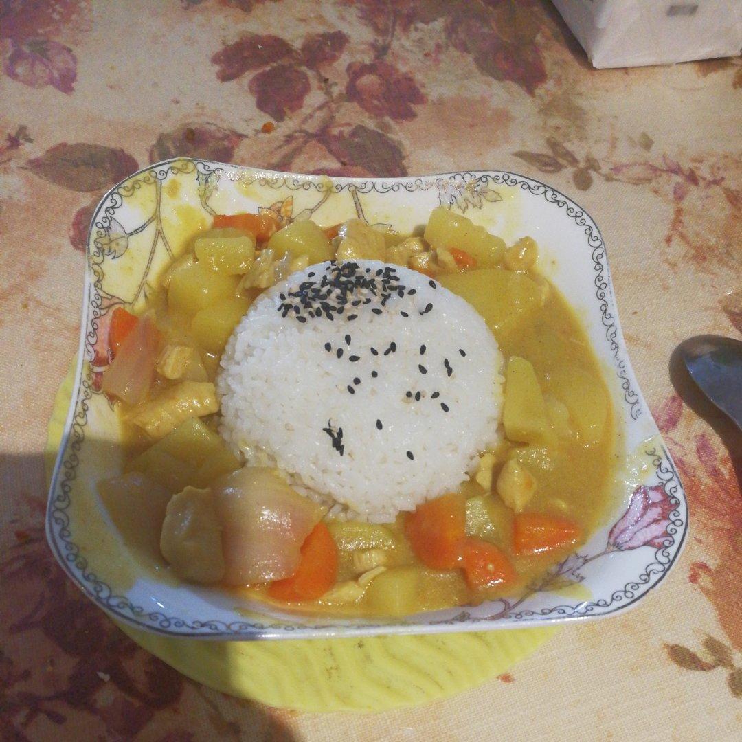 咖喱鸡饭